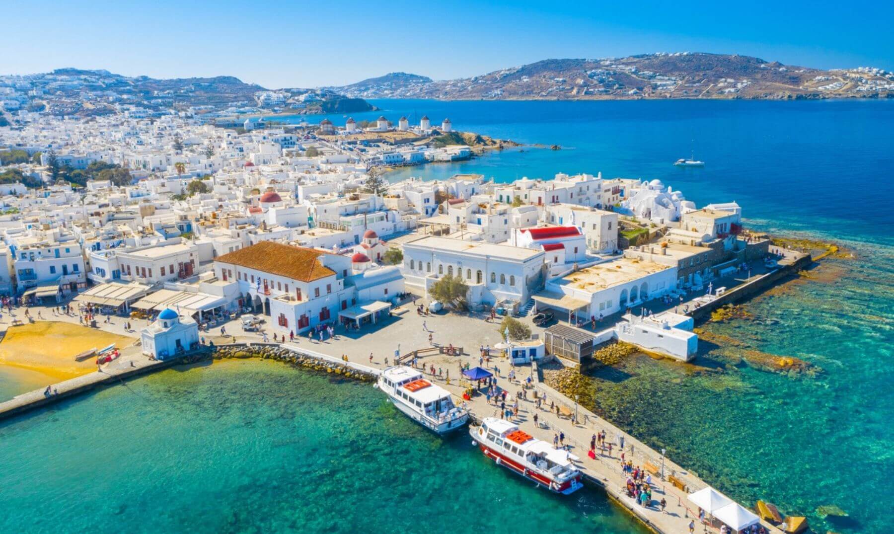 Vuelo redondo a  Mykonos, Grecia